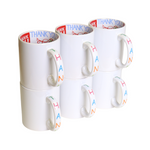 Taza Interior Thank You 11oz Sublimación 12pzs