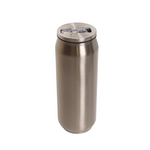 Lata de Refresco con Popote Acero Inoxidable 17oz