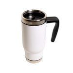 Termo Viajero Acero Inoxidable 17oz Blanca