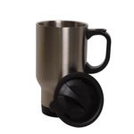 Taza Viajera Acero Inoxidable 14oz Plata