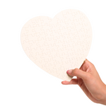 Rompecabezas Corazón Cartón 19x19 Sublimación 10pzs