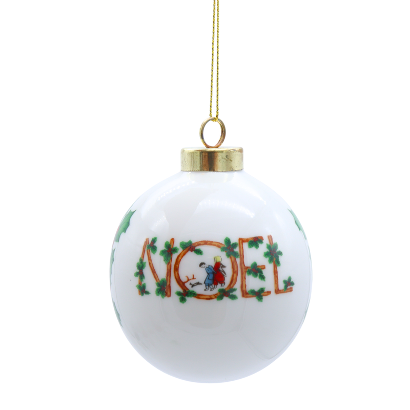 Esfera Navideña de Cerámica Sublimable Noel 7.6 cm – Orca