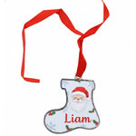 Colgante Navideño Sublimable de Metal con Listón – Orca