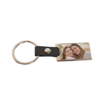 Llavero Sublimable Rectangular de Metal con Correa de Piel Sintética 2.5 x 4.5 cm – Orca