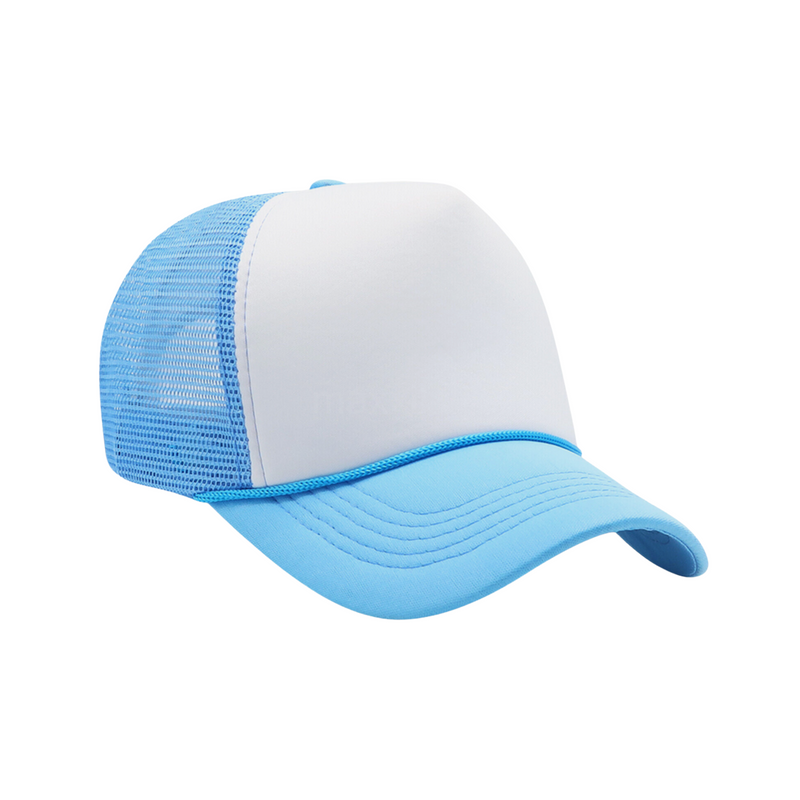 Gorra Trucker para Sublimar Azul Claro 10 pzs