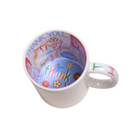 Taza Interior Thank You 11oz Sublimación 12pzs