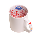 Taza Interior Happy Mothers Day 11oz Sublimación 12 Pzas