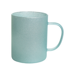 Taza de Vidrio Perlado 13oz Sublimación 12pz