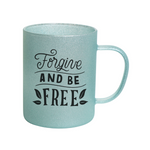 Taza de Vidrio Perlado 13oz Sublimación 12pz