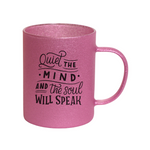 Taza de Vidrio Perlado 13oz Sublimación 12pz
