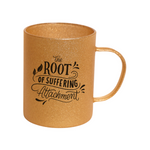 Taza de Vidrio Perlado 13oz Sublimación 12pz