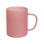 Taza de Vidrio Perlado 13oz Sublimación 12pz