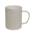 Taza de Vidrio Perlado 13oz Sublimación 12pz