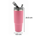 Termo con Agarradera Acero Inoxidable 30oz
