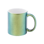 Taza Neon Perlada Verde 11oz 12pzs