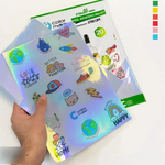 Vinil Imprimible Adhesivo Inkjet Tornasol 20 Hojas