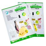 Vinil Imprimible Adhesivo Inkjet Tornasol Transparente 20 Hojas