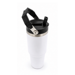 Termo Con Agarradera Acero Inoxidable 30oz Blanco Sublimación