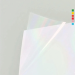 Vinil Imprimible Adhesivo Inkjet Tornasol Transparente 20 Hojas