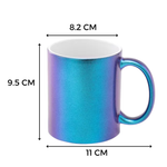 Taza Mágica Neón Perlada 11oz Sublimación 12pzs