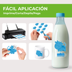 Vinil Imprimible Adhesivo Inkjet Blanco Matte 20 Hojas