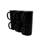 Taza Mágica Negro Matte 11oz Sublimación Pack 12pzs