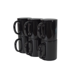 Taza Mágica Negro Brillante 11oz Sublimación 12pz