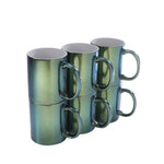 Taza Neon Perlada Verde 11oz 12pzs