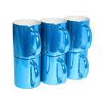 Taza Espejo Azul 11oz Sublimación 12pzs