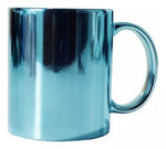 Taza Espejo Azul 11oz Sublimación 12pzs