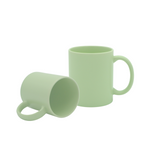 Taza Macaron 11oz Sublimacion Verde Claro 12 Pzs