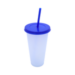 Vaso Mágico Cónico De Plástico Para Dtf Y Uv 710ml Azul Marino 10 pzs