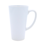 Taza Blanca Cónica 17oz Sublimación 12pzs