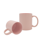 Taza Macaron 11oz Sublimacion Rosa 12 Pzs