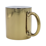 Taza Espejo Dorado 11oz Sublimación 12 pzs