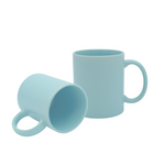 Taza Macaron 11oz Sublimacion Azul Claro 12 Pzs