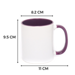 Taza Color Interior 11oz Sublimación
