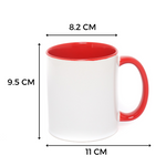Taza Color Interior 11oz Sublimación