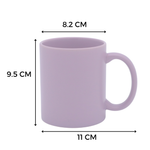 Taza Macaron 11oz Sublimacion Lila 12 Pzs