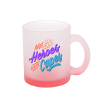 Taza Glaseada Vidrio 10oz Sublimación Pack 12pzs