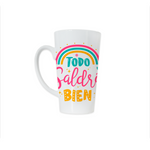 Taza Blanca Cónica 17oz Sublimación 12pzs