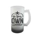 Tarro Glaseado Cervecero 16oz Sublimación 6pzs