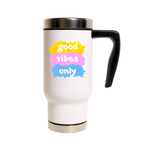 Termo Viajero Acero Inoxidable 17oz Blanca