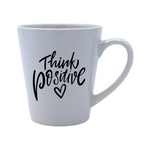 Taza Blanca Conica 12oz Sublimación 12pzs