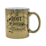 Taza Espejo Dorado 11oz Sublimación 12 pzs