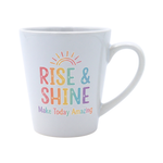 Taza Blanca Conica 12oz Sublimación 12pzs