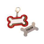 Llavero de Acero Inoxidable Huesito Para Sublimación