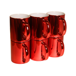 Taza Espejo Rojo 11oz Sublimación 12pzs