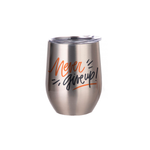 Vaso Vino Acero Inoxidable 12oz Plata Sublimación
