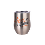 Vaso Vino Acero Inoxidable 12oz Plata Sublimación